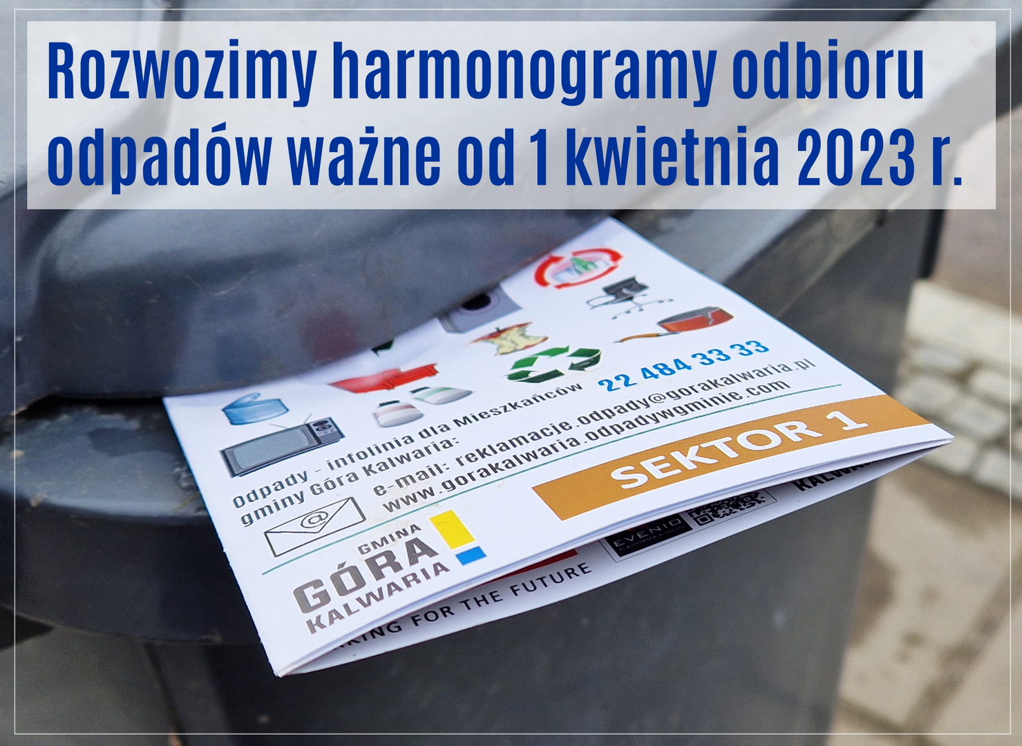 Nowe harmonogramy odbioru odpadów