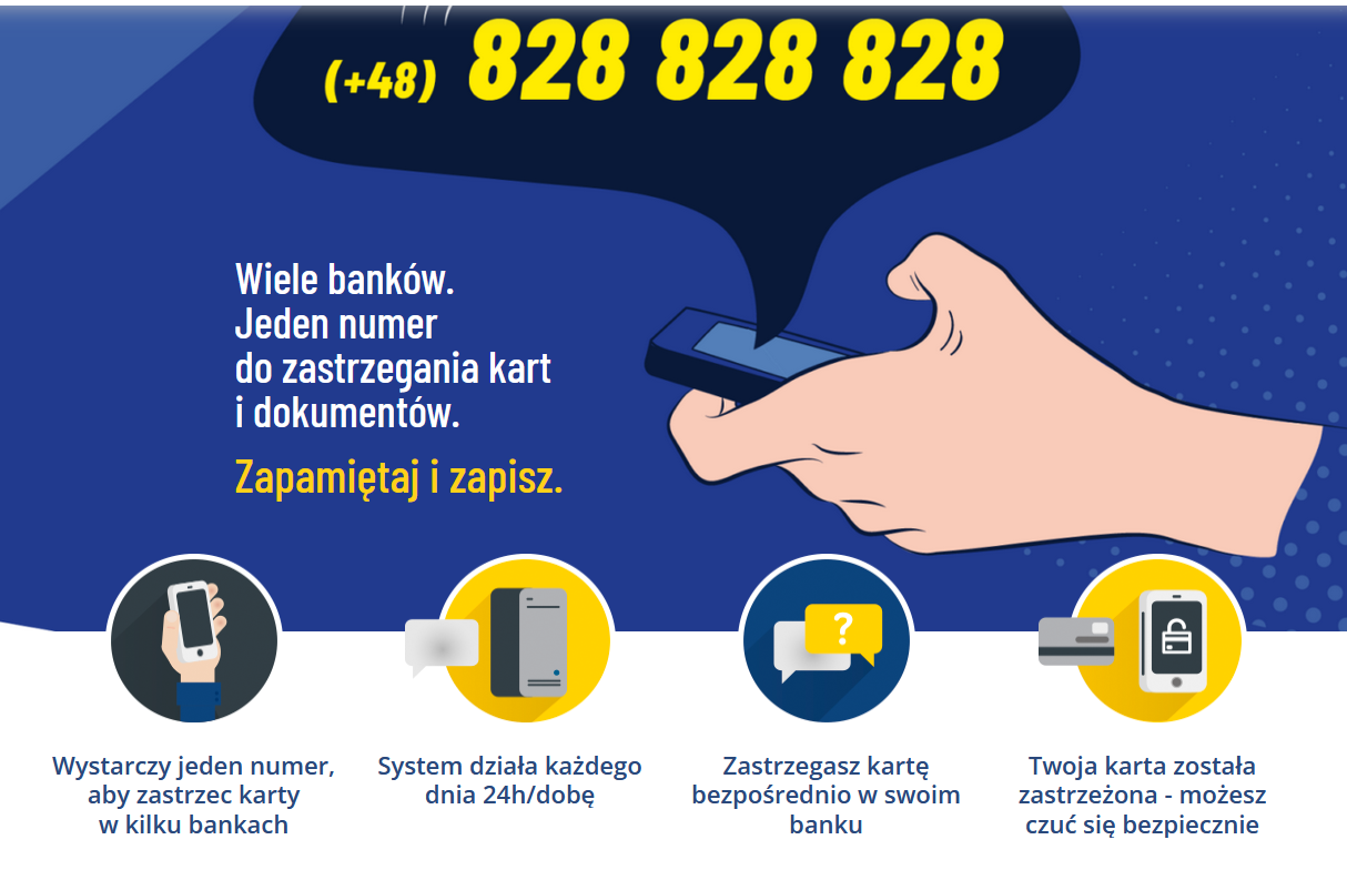 Zastrzeż kartę lub dokument zanim będzie za późno