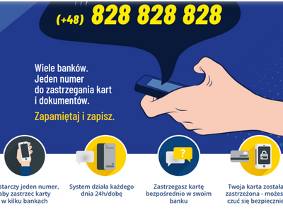 Zastrzeż kartę lub dokument zanim będzie za późno
