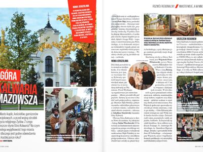 Reportaż o Górze Kalwarii w piśmie Samorządu Województwa Mazowieckiego