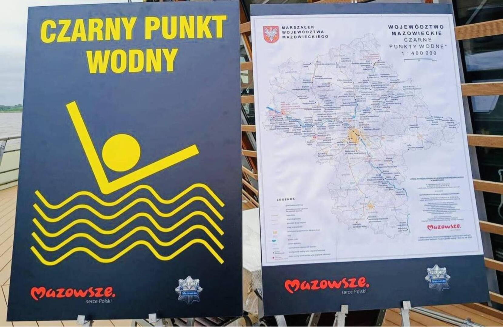 Nowy czarny punkt wodny na tzw. tamie wojskowej