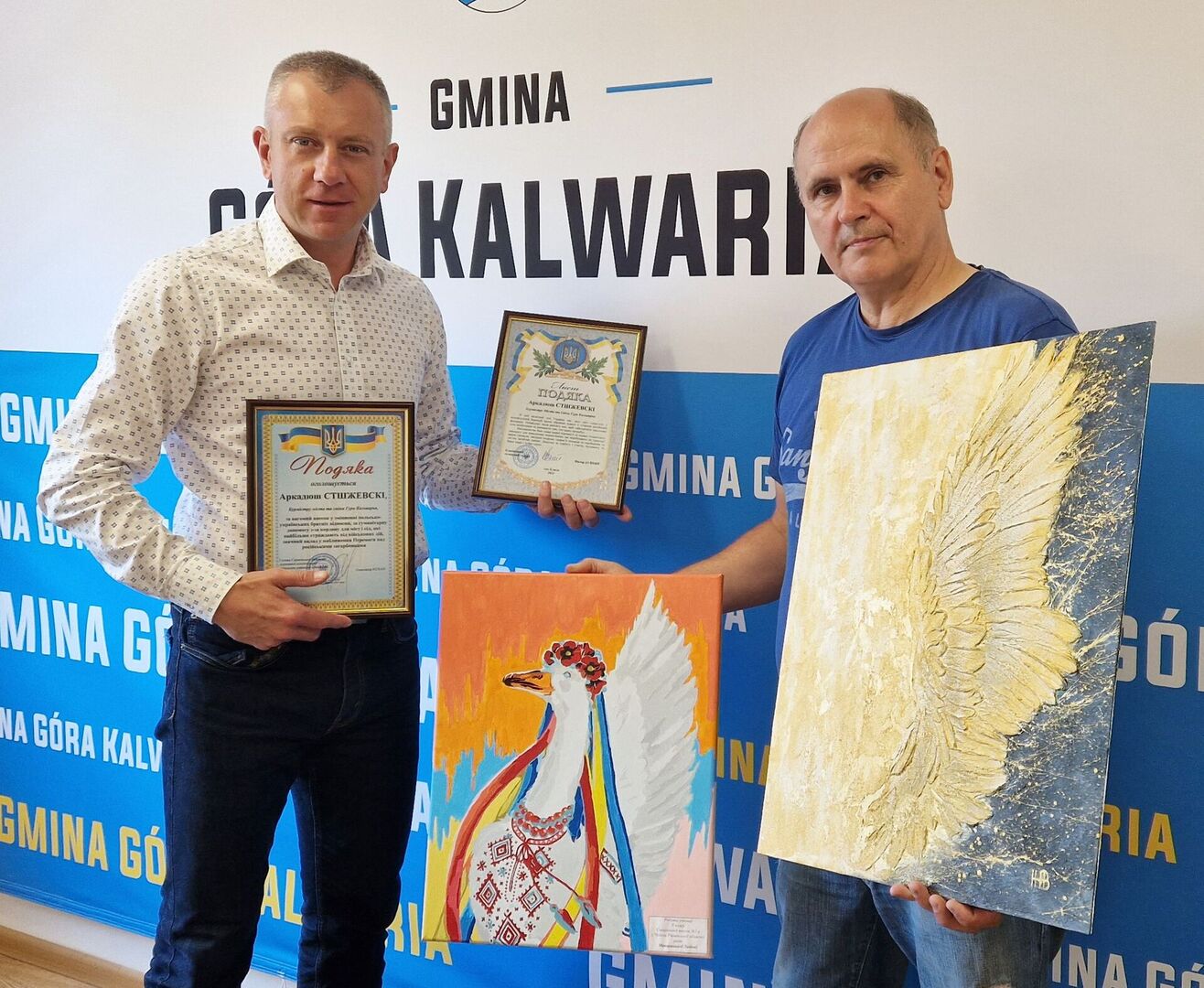Podziękowania za okazaną pomoc od lokalnych włodarzy na Ukrainie