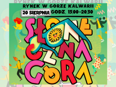Zaproszenie na piknik Słoneczna Góra na rynku 20.08.2023