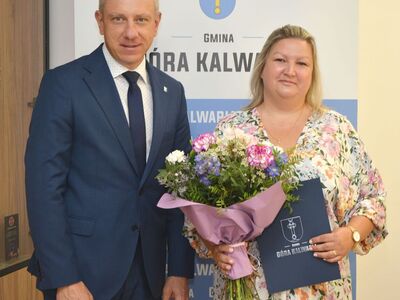 Wręczenie aktu powierzenia obowiązków dyrektora Przedszkola Samorządowego w Baniosze 