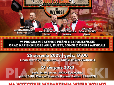 „Opera&Musical na WYNOS!" podczas niedzielnego Pikniku Historycznego