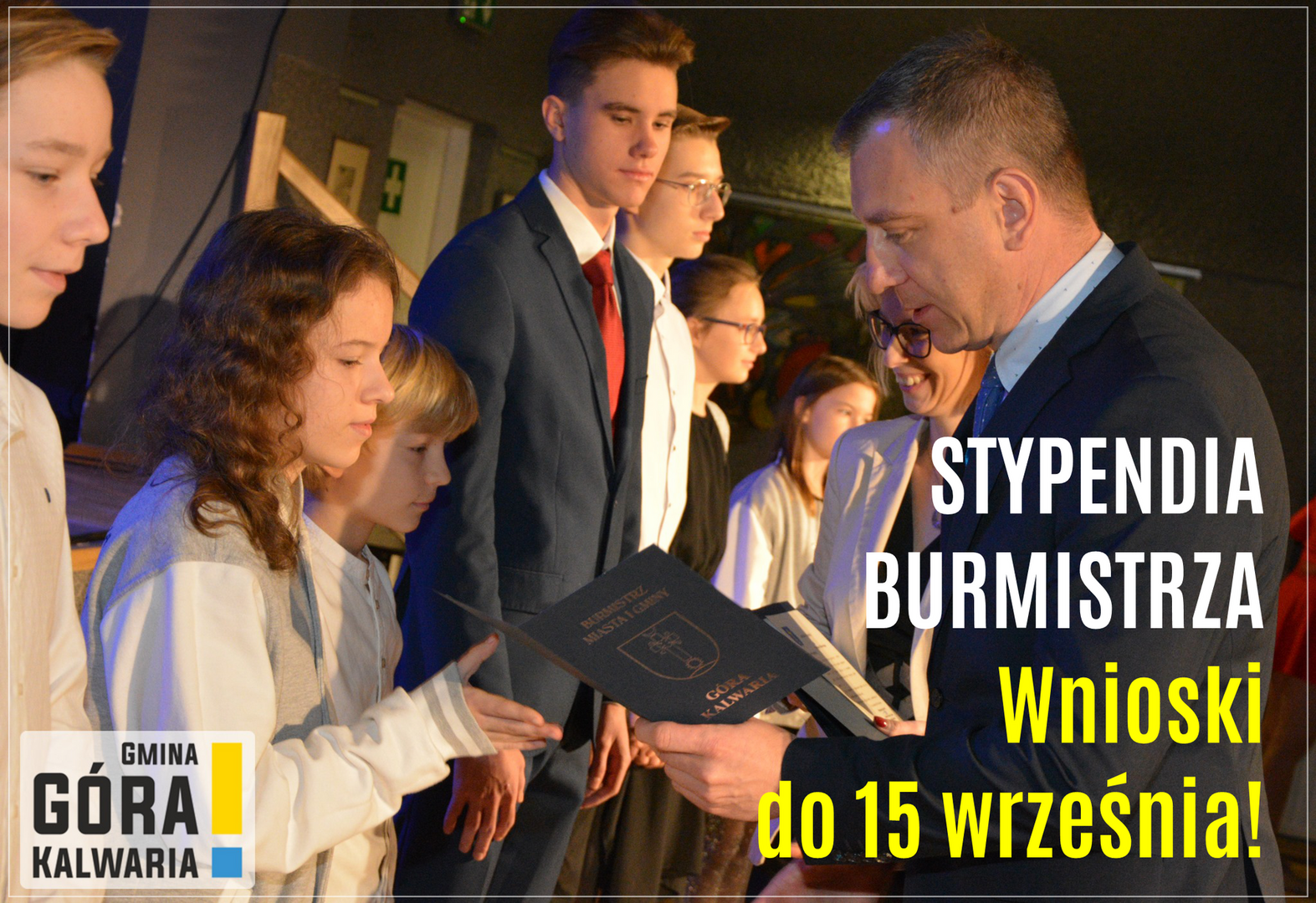 Wnioski o stypendium burmistrza należy składać do 15 września