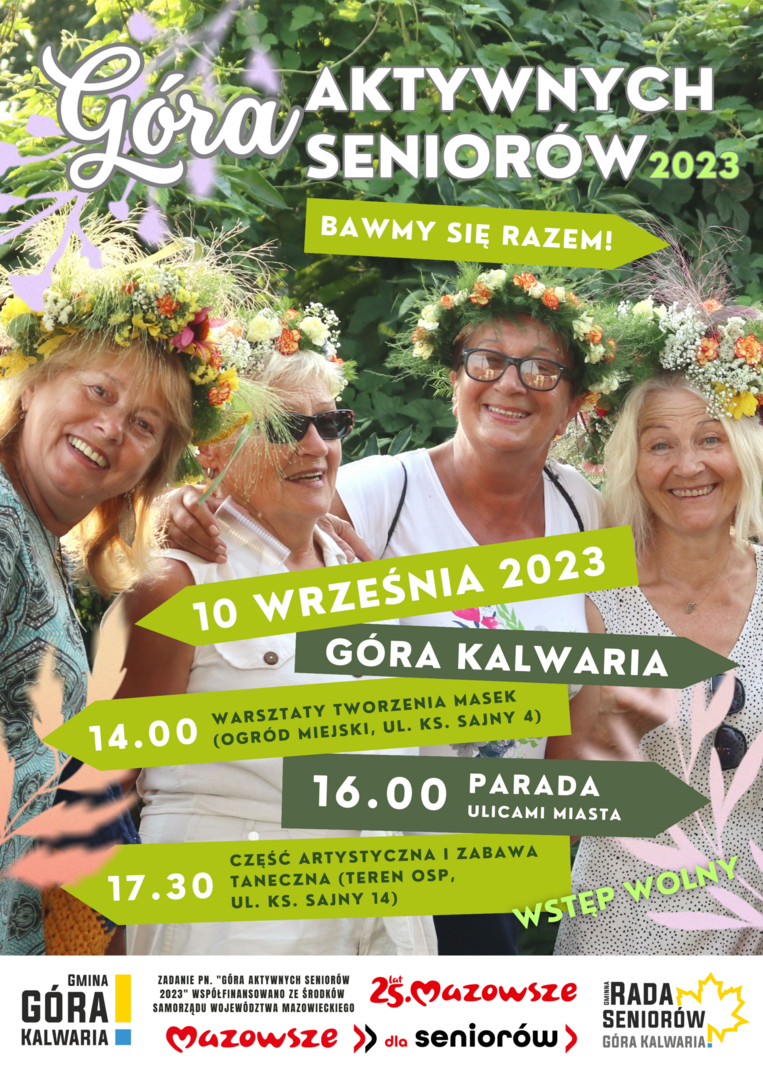Zapraszamy na niedzielną Górę Aktywnych Seniorów 