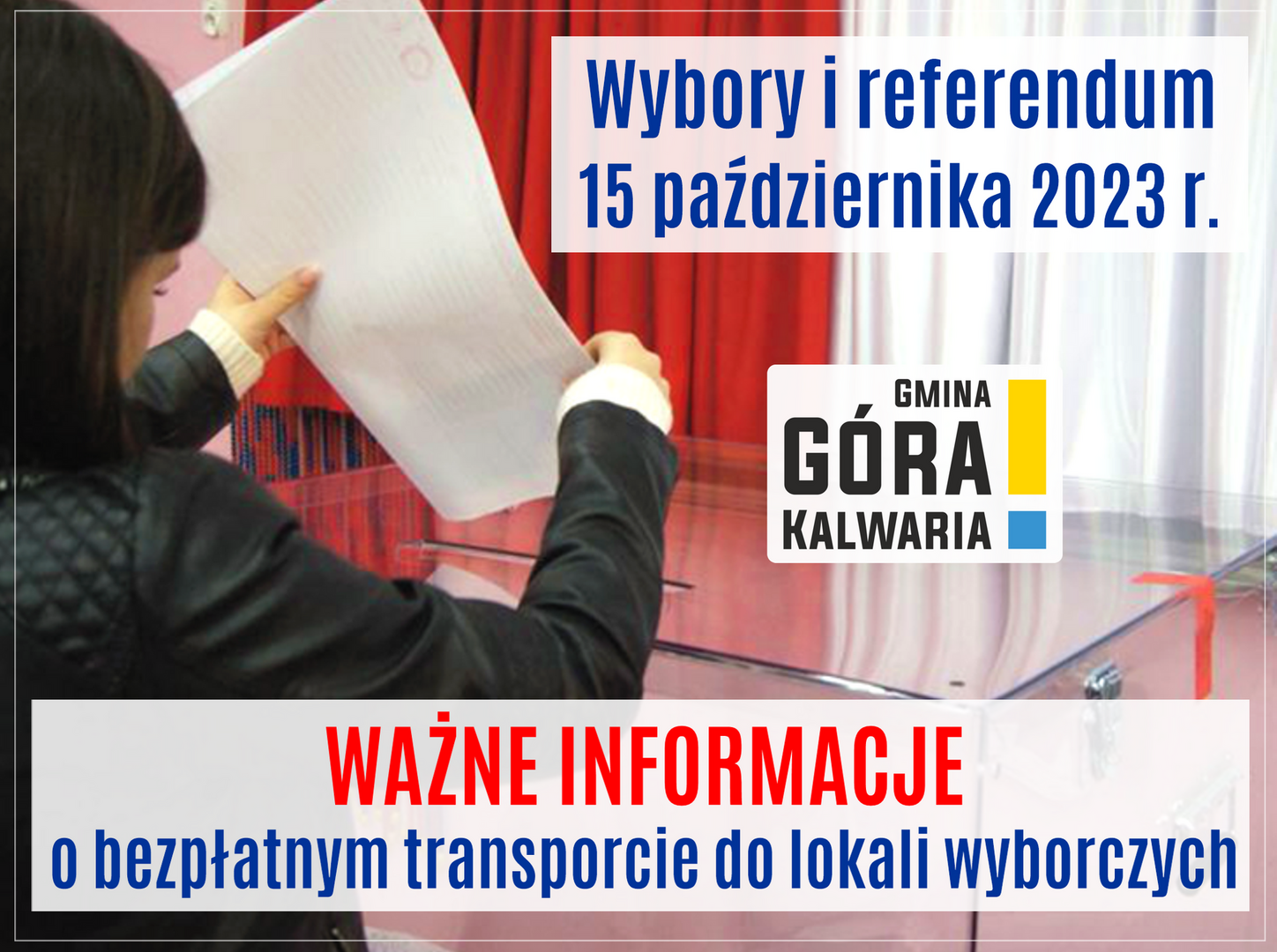 Specjalne linie autobusowe, którymi dojedziesz na głosowanie i z powrotem