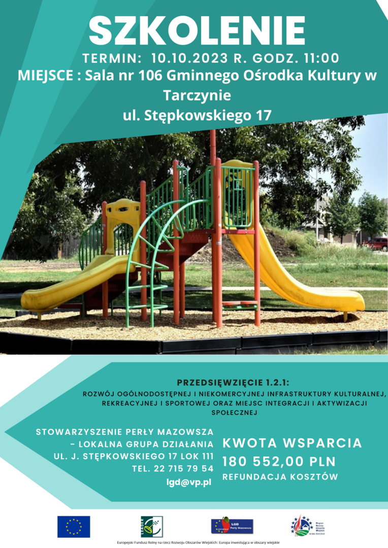 Szkolenie dla osób zainteresowanych złożeniem wniosków konkursowych do LGD
