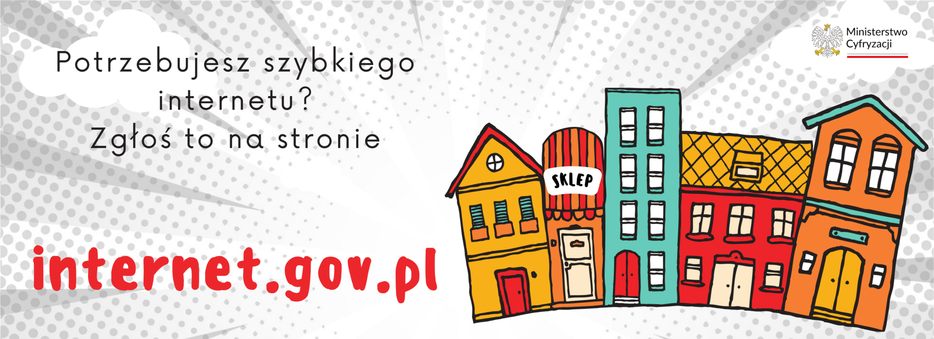 Potrzebujesz szybkiego internetu - skorzystaj z portalu Internet.gov.pl