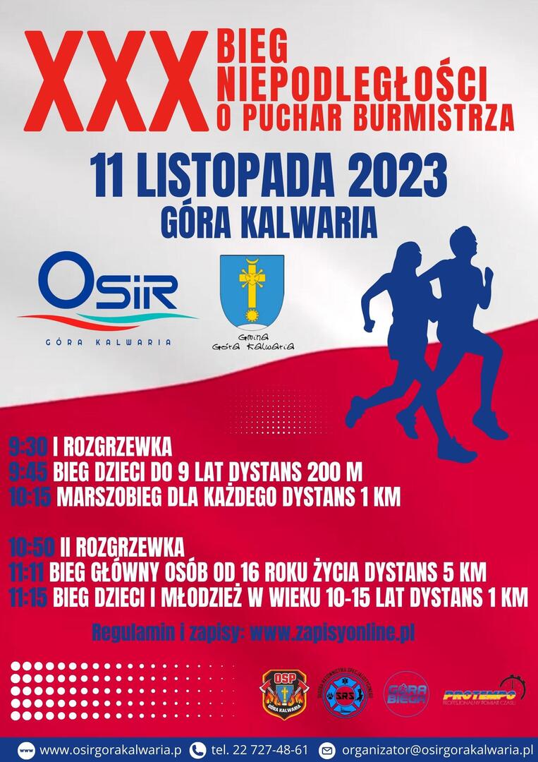 Zapisy do XXX Biegu Niepodległości