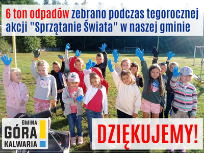 Sprzątanie Świata - wszystkie szkoły wzięły udział w tegorocznej akcji