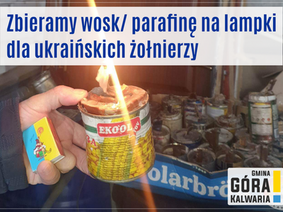 Wracamy do zbiórki wosku/ parafiny do wykonania lampek okopowych