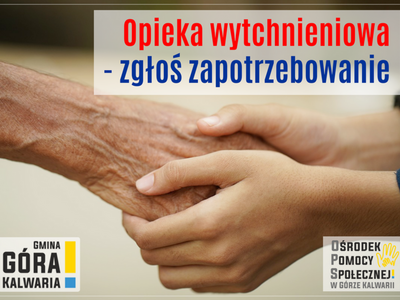 Zgłoś zainteresowanie opieką wytchnieniową