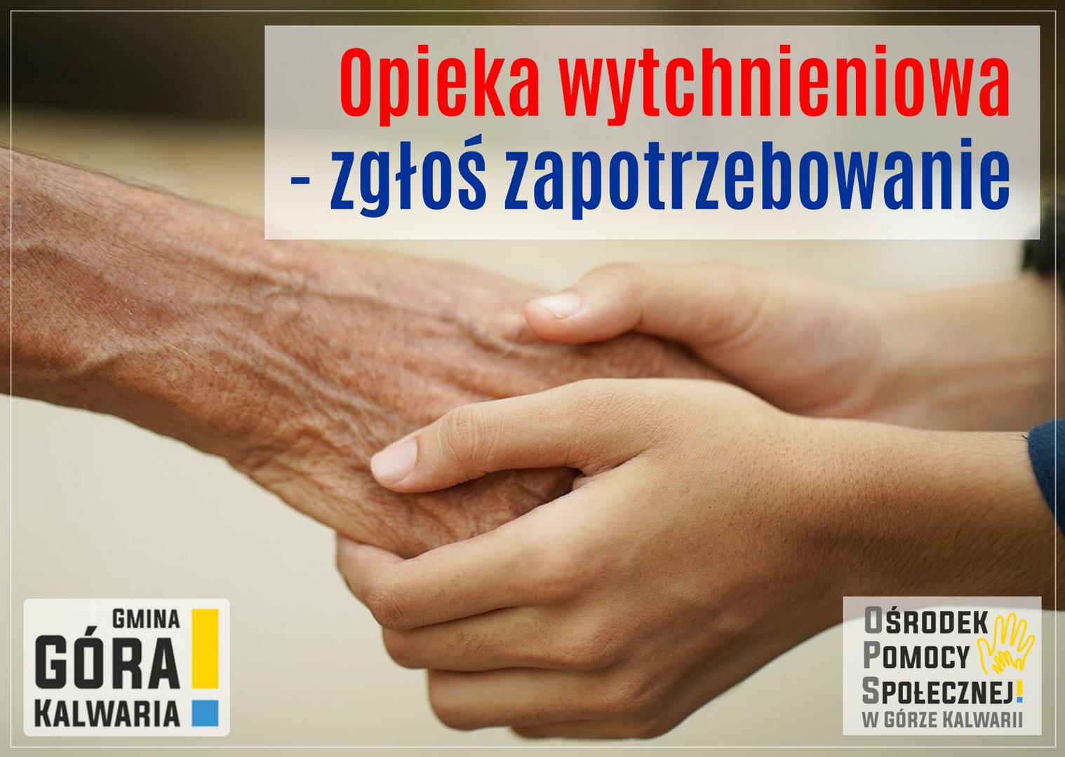 Zgłoś zainteresowanie opieką wytchnieniową