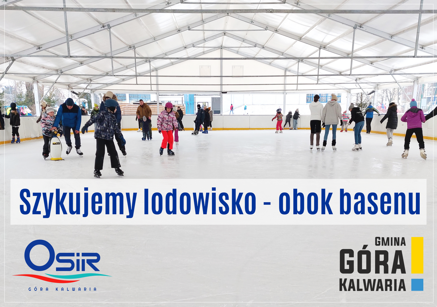 Przy basenie w grudniu powstanie lodowisko  