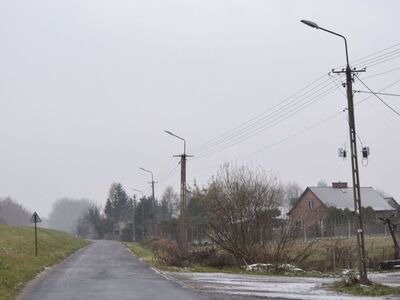 Wymieniono lampy uliczne w Wólce Dworskiej na energooszczędne