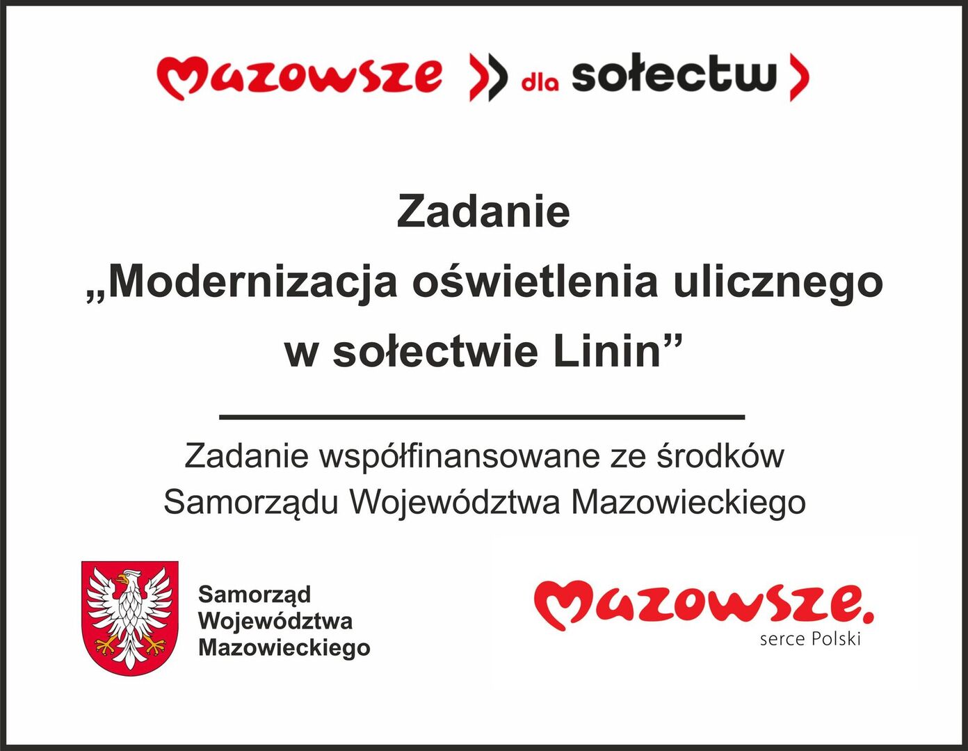 Wymiana oświetlenia ulicznego w Lininie na energooszczędne