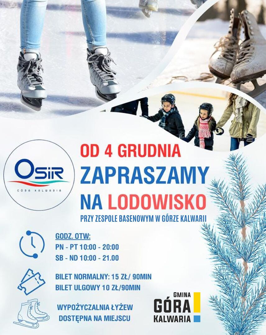 Lodowisko miejskie będzie czynne od 4 grudnia 