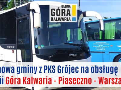 Autobusy do Warszawy – partnerem gminy został PKS Grójec
