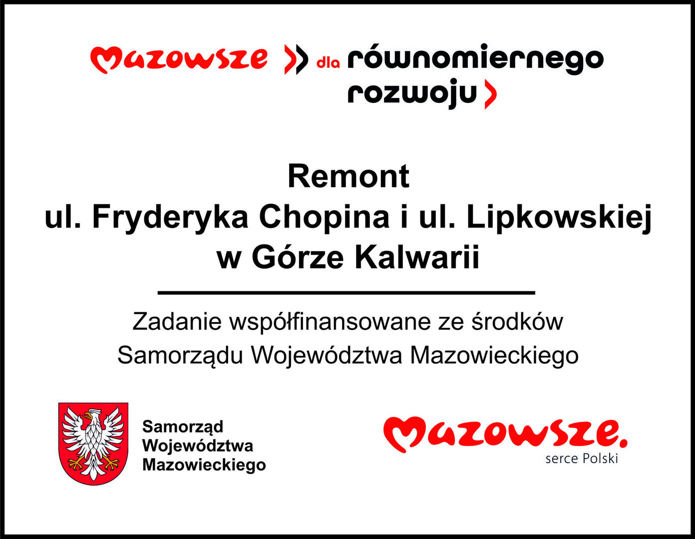Zakończyliśmy przebudowę ul. Lipkowskiej w Górze Kalwarii