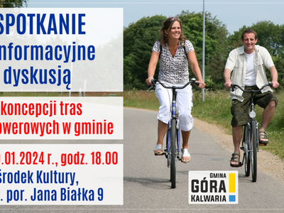Trasy rowerowe w gminie - dyskusja nad koncepcją