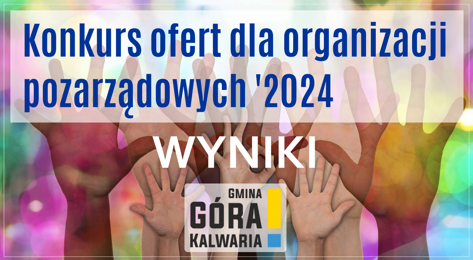 Rozstrzygnięcie konkursów ofert dla NGO na rok 2024