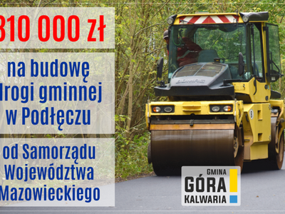 Dofinansowanie do przebudowy kolejnej drogi