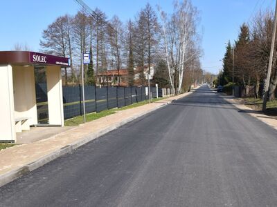 Droga w Solcu odebrana po przebudowie
