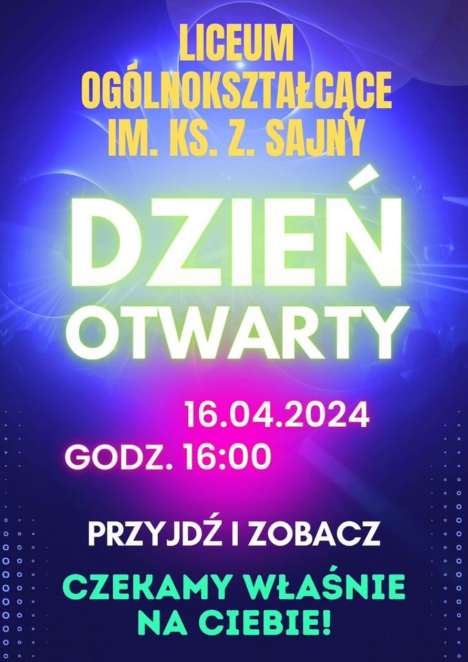 W ten dzień LO zaprasza ósmoklasistów i ich rodziców
