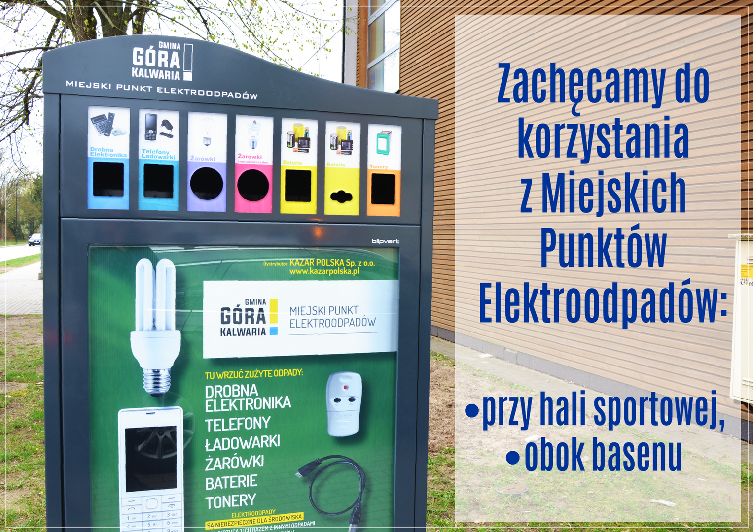 Korzystaj z Miejskich Punktów Elektroodpadów