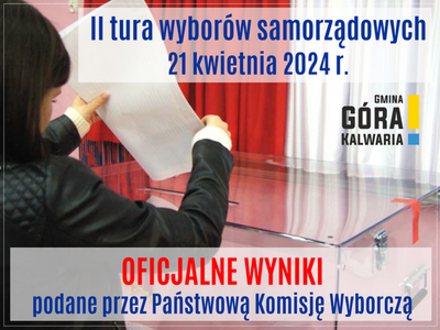Wyniki II tury wyborów samorządowych w gminie Góra Kalwaria