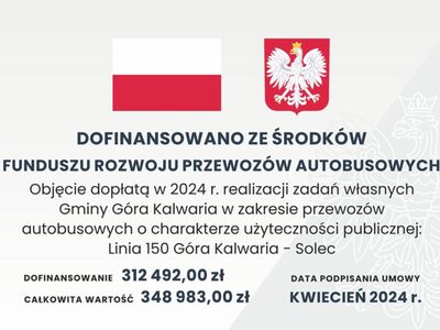 Dotacja na komunikację