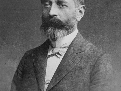 Poszkodowanym pomagał również dr Antoni Rzeszotarski (zdjęcie z książki Piotra Rytki „Dzieje Góry Kalwarii. 350 lat miasta")