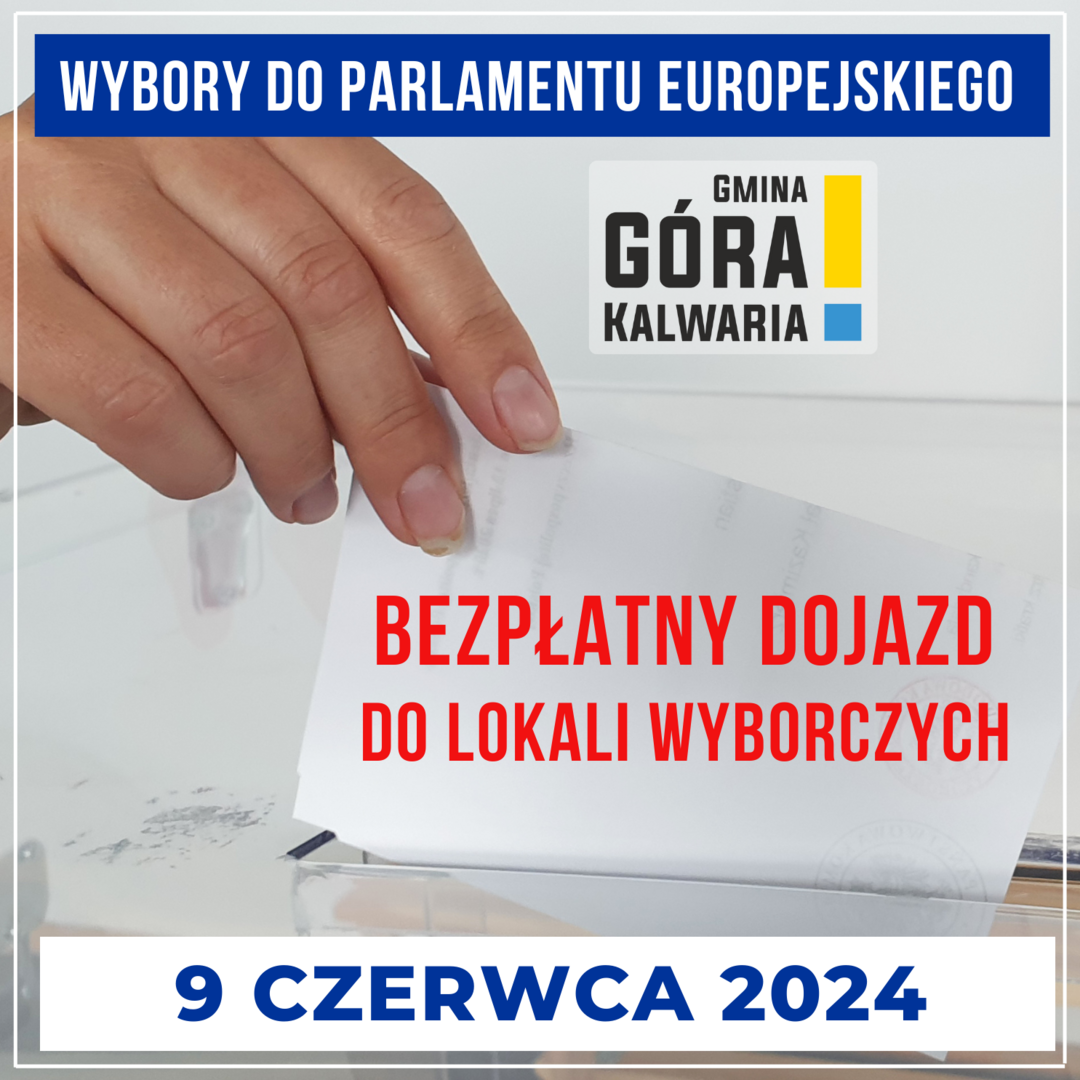 Bezpłatny dojazd do lokali wyborczych 9 czerwca