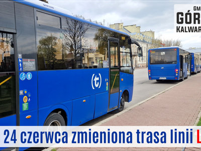Zmieniona trasa autobusów linii L25. Na około dwa tygodnie