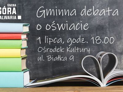 Zapraszamy do dyskusji na temat organizacji gminnej oświaty