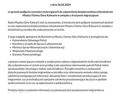Policja i Urząd do spraw Cudzoziemców odpowiadają na zaniepokojenie mieszkańców