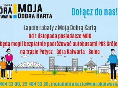 Z kartą mieszkańca bezpłatnie autobusami PKS Grójec