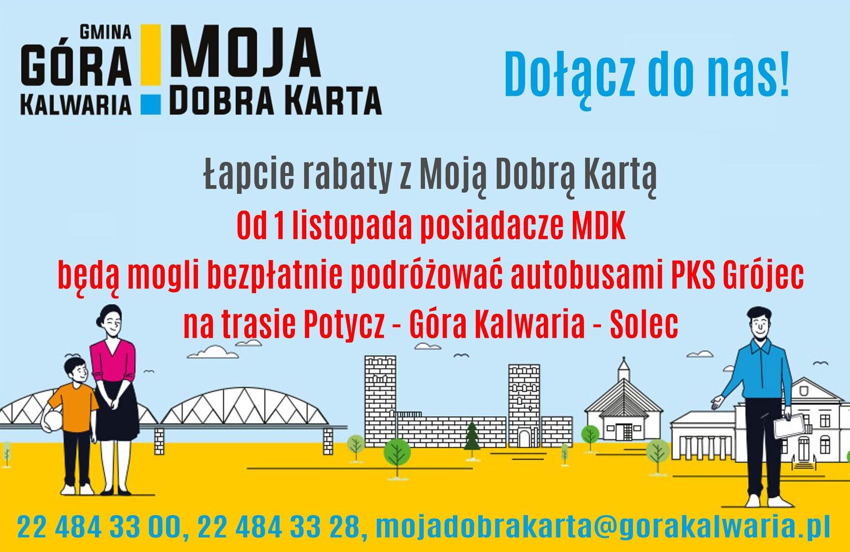 Z kartą mieszkańca bezpłatnie autobusami PKS Grójec