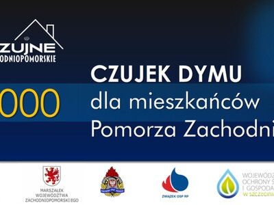 Czujne Zachodniopomorskie – czujka dymu gwarancją bezpieczeństwa