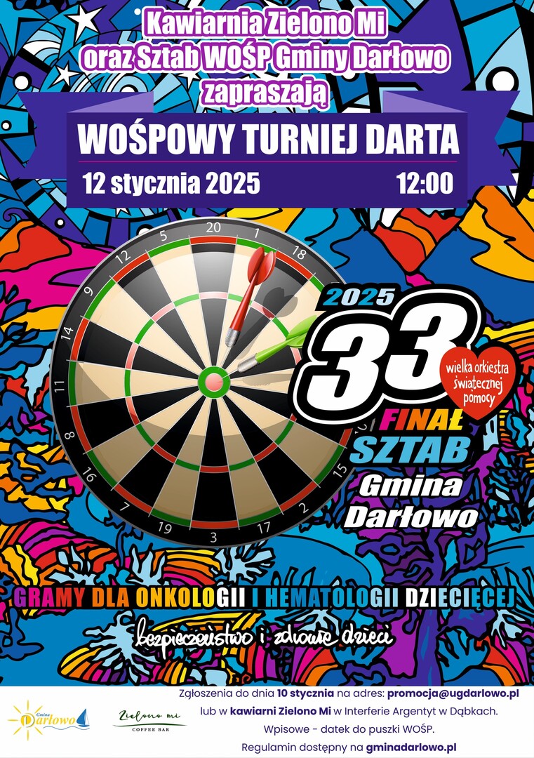 WOŚPowy Turniej Darta