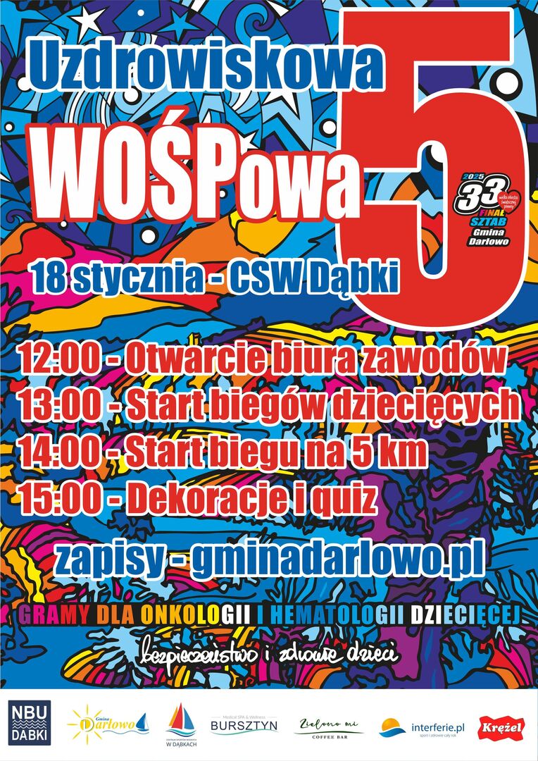 Zapraszamy na Uzdrowiskową WOŚPową Piątkę