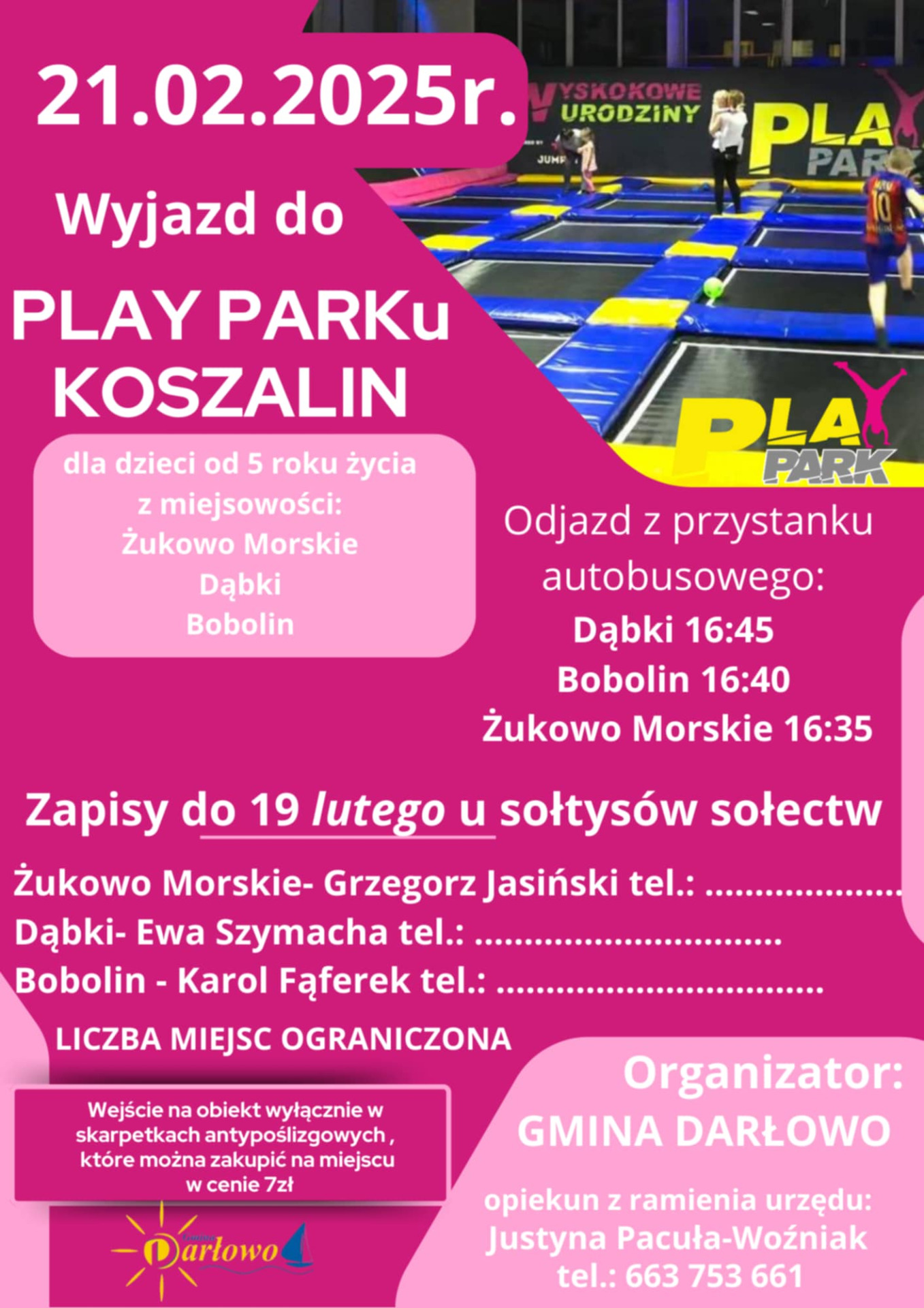 Play Park - oferta dla dzieci z Żukowa Morskiego, Bobolina i Dąbek