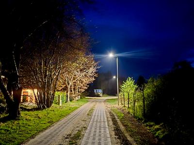 Nowe oświetlenie w Domasławicach