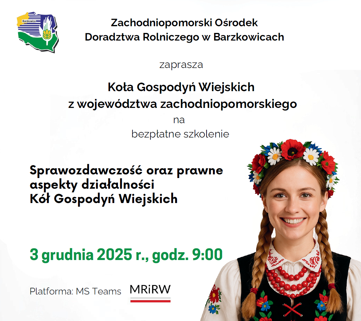 Sprawozdawczość oraz prawne aspekty działalności Kół Gospodyń Wiejskich