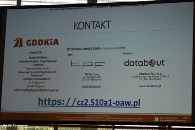 Spotkanie informacyjne w sprawie budowy drogi ekspresowej S10 w dniu 15.05.2024r.