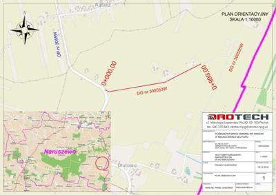 Plan orientacyjny - Dłutowo