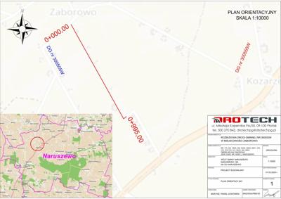 Plan orientacyjny - Zaborowo