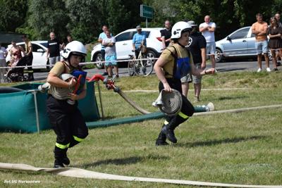 Gminne zawody sportowo-pożarnicze w Żukowie